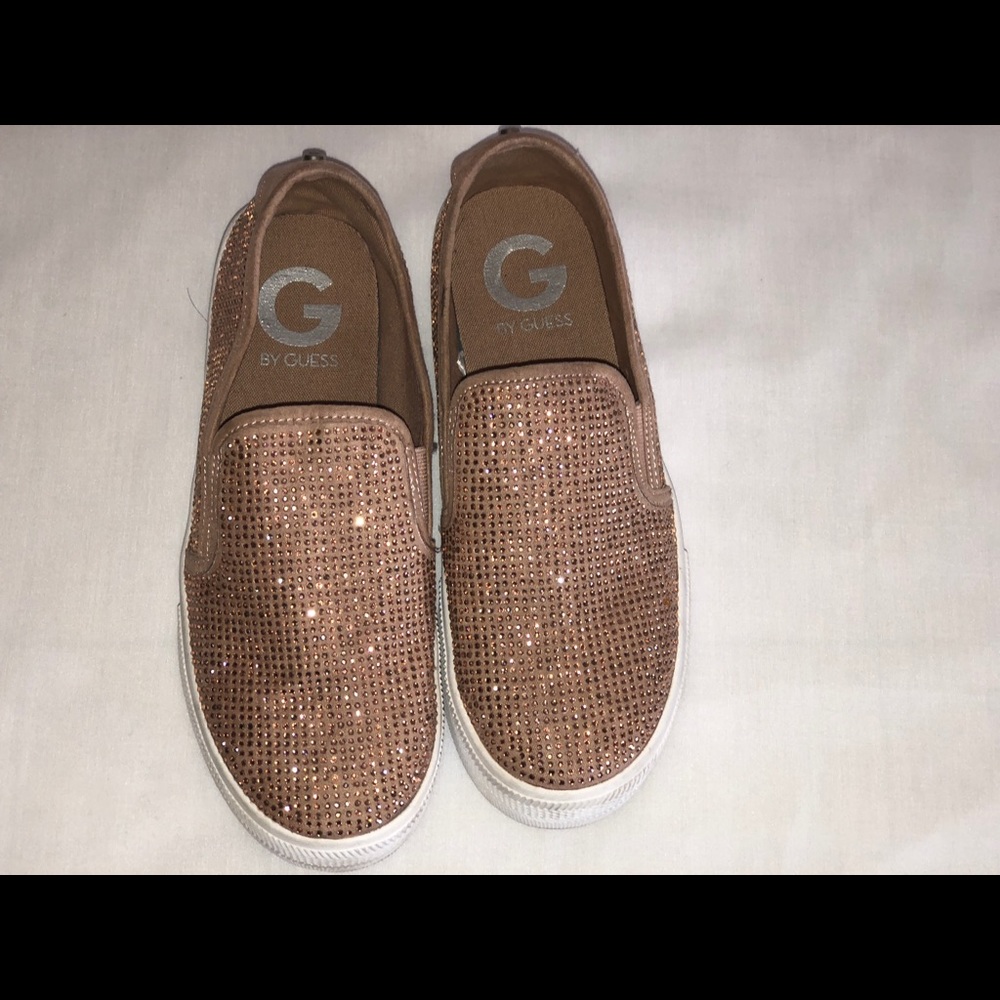 Guess pink rose platform shoes size 5.5